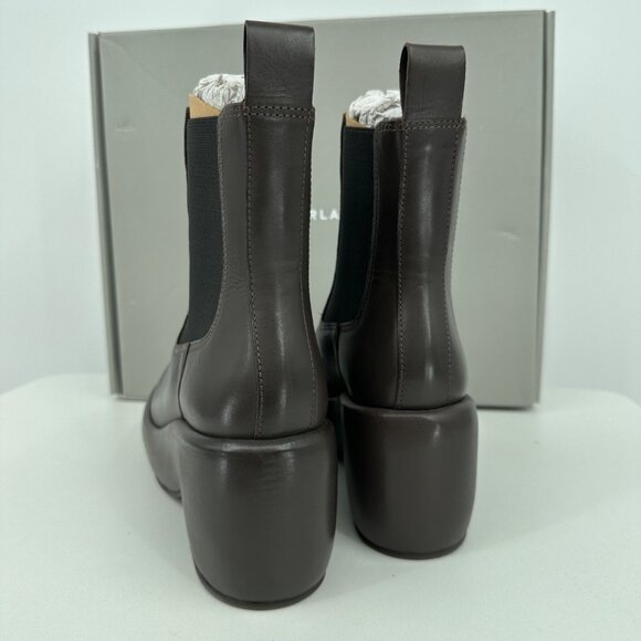 Everlane The Puffa Boot in Dark Brown size 7 Chelsea Ankle 3.25" Chunky Platform - Picture 7 of 11